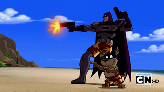 Illustration for article titled 7 Times Batman has bent his 'no guns' rule